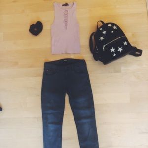 Hudson Charcol Skinny Jeans SZ 26